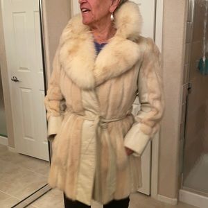 🧥 Leather & Mink Car Coat 🧥